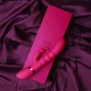Stimulating rings, vibrating g-spot rabbit - pink